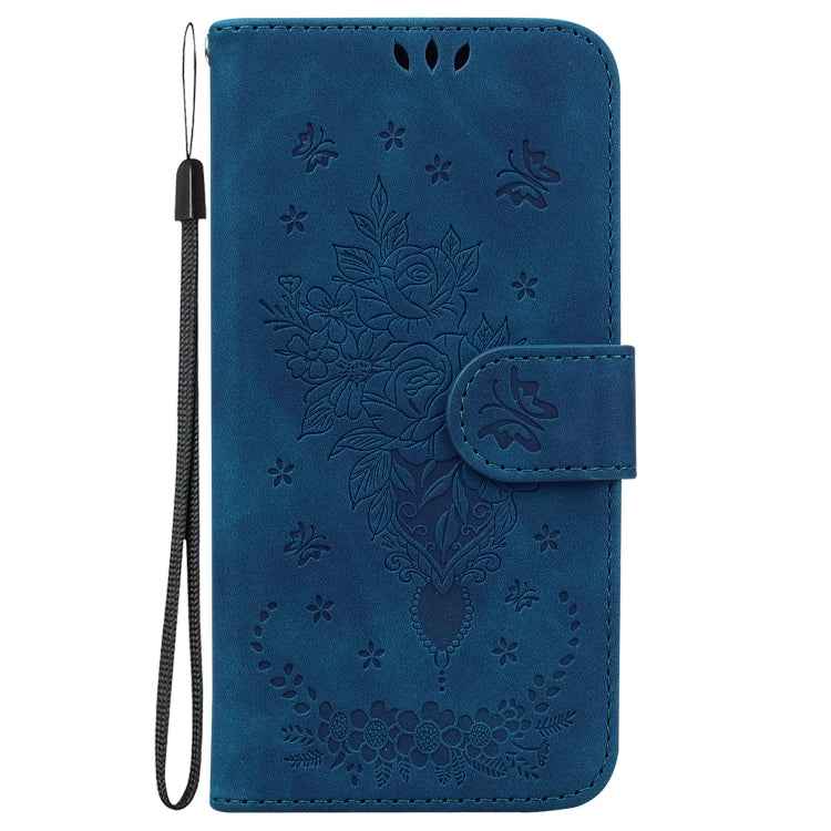 Butterfly Rose Embossed Leather Phone Case, For Infinix Note 30 Pro, For Infinix Note 30, For Infinix Note 30 VIP, For Infinix Hot 30 Play, For Infinix Hot 30, For Infinix Smart 7 African