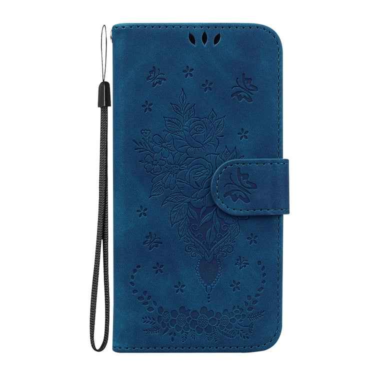 Butterfly Rose Embossed Leather Phone Case, For Infinix GT 20 Pro, For Infinix Note 40 Pro 4G / 5G, For Infinix Note 40 Pro+, For Infinix Note 40 4G, For Infinix Hot 40 / 40 Pro, For Infinix Smart 7 India/7 Plus, For Infinix Smart 7 HD�����������������...