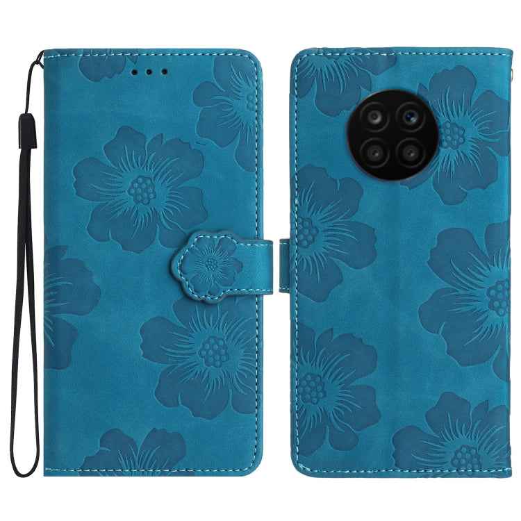 Flower Embossing Pattern Leather Phone Case, For Honor X8 / X30i, For Honor 50 Lite, For Honor 50