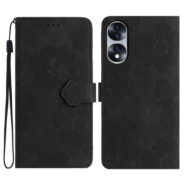 Flower Embossing Pattern Leather Phone Case, For Honor 90 Pro, For Honor 90, For Honor 70, For Honor X7 / Play 30 Plus, For Honor X8 / X30i, For Honor 50 Lite, For Honor 50