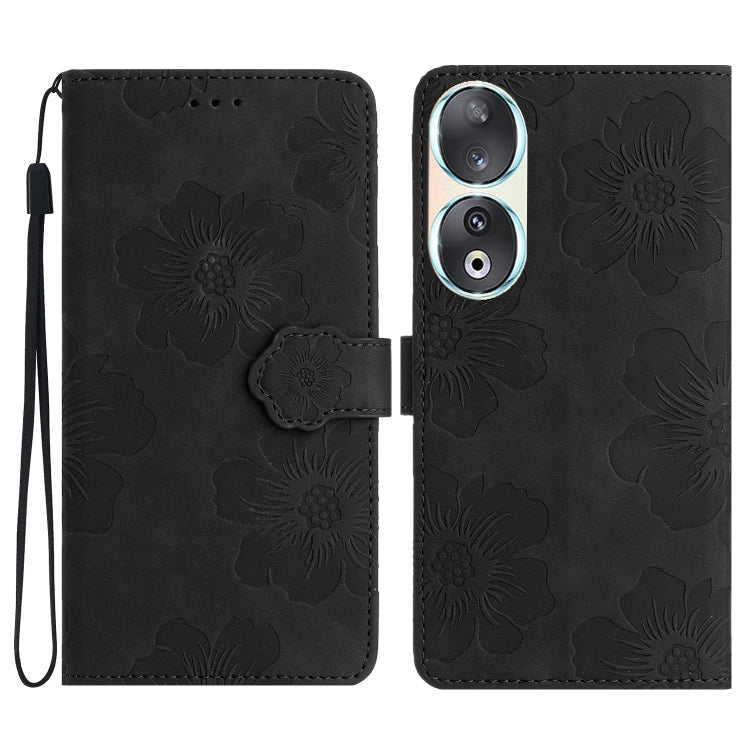 Flower Embossing Pattern Leather Phone Case, For Honor 90 Pro, For Honor 90, For Honor 70, For Honor X7 / Play 30 Plus, For Honor X8 / X30i, For Honor 50 Lite, For Honor 50