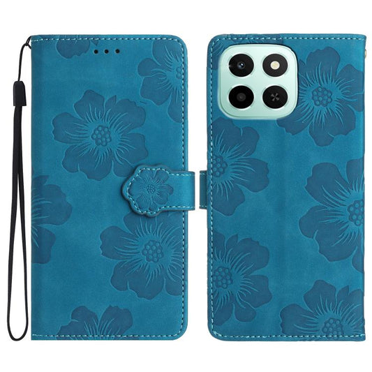 Flower Embossing Pattern Leather Phone Case, For Honor X5c 4G, For Honor Magic8 Pro, For Honor Magic8, For Honor X9d 5G, For Honor 400 Smart 5G, For Honor X6c 4G, For Honor 400 Pro Global 160.8mm, For Honor 400 Lite Global, For Honor 400 Global 156.5mm