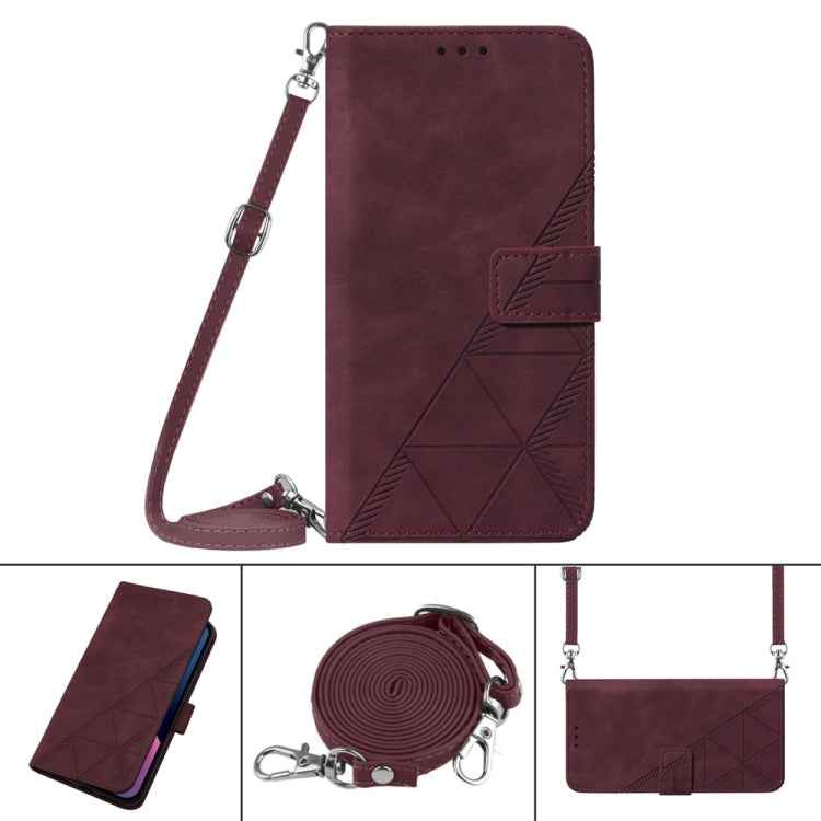 Crossbody 3D Embossed Flip Leather Phone Case, For Xiaomi Redmi Note 12S 4G Global, For Xiaomi Poco F5 5G/Redmi Note 12 Turbo, For Xiaomi Poco F5 Pro 5G/Redmi K60