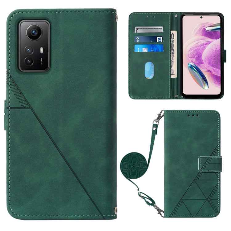 Crossbody 3D Embossed Flip Leather Phone Case, For Xiaomi Redmi Note 12S 4G Global, For Xiaomi Poco F5 5G/Redmi Note 12 Turbo, For Xiaomi Poco F5 Pro 5G/Redmi K60