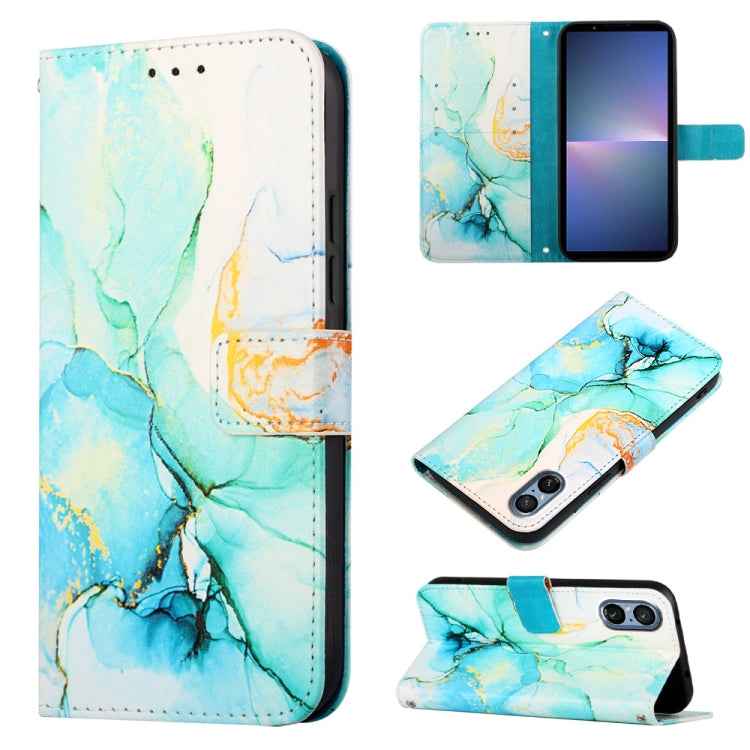 PT003 Marble Pattern Flip Leather Phone Case, For Sony Xperia 10 VI, For Sony Xperia 1 VI, For Sony Xperia 5 VI, For Sony Xperia 5 V, For Sony Xperia 1 V, For Sony Xperia 10 V, For Sony Xperia 10 IV