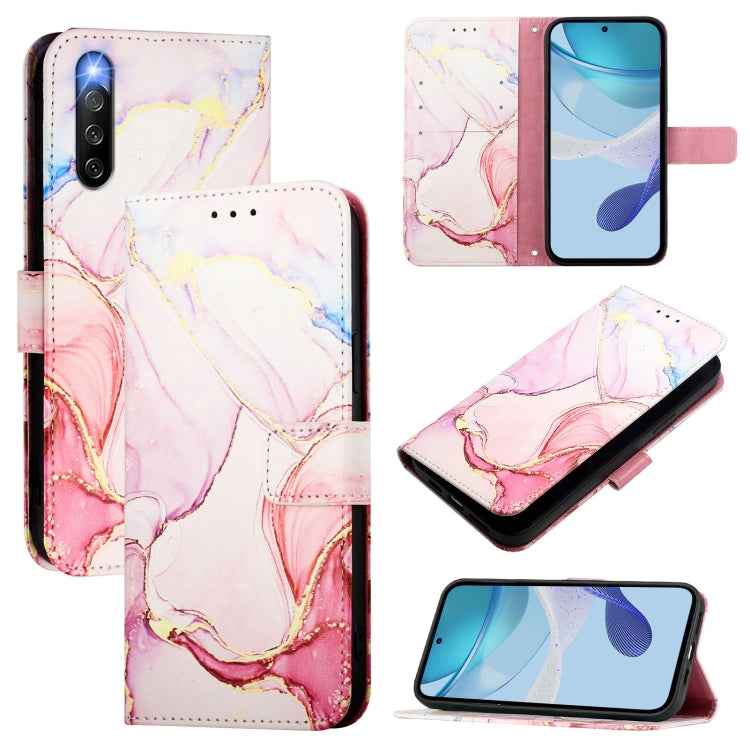 PT003 Marble Pattern Flip Leather Phone Case, For Sony Xperia 10 VI, For Sony Xperia 1 VI, For Sony Xperia 5 VI, For Sony Xperia 5 V, For Sony Xperia 1 V, For Sony Xperia 10 V, For Sony Xperia 10 IV
