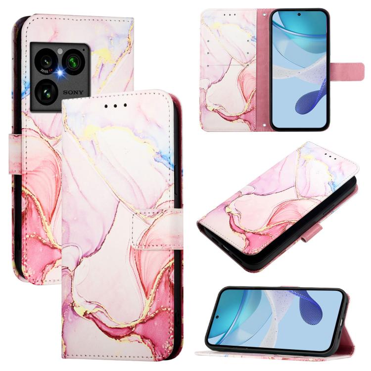 PT003 Marble Pattern Flip Leather Phone Case, For Sony Xperia 1 VIII, For Sony Xperia 10 VI, For Sony Xperia 1 VI, For Sony Xperia 5 VI, For Sony Xperia 5 V, For Sony Xperia 1 V, For Sony Xperia 10 V, For Sony Xperia 10 IV