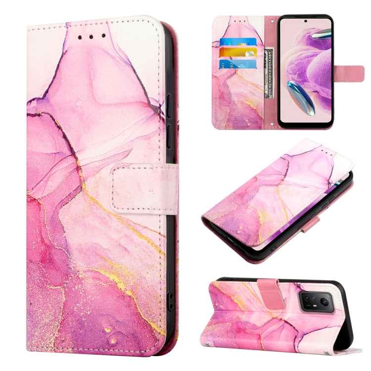 PT003 Marble Pattern Flip Leather Phone Case, For Xiaomi Redmi Note 12S 4G Global, For Xiaomi 13T, For Xiaomi Poco F5 5G/Redmi Note 12 Turbo, For Xiaomi Poco F5 Pro 5G/Redmi K60