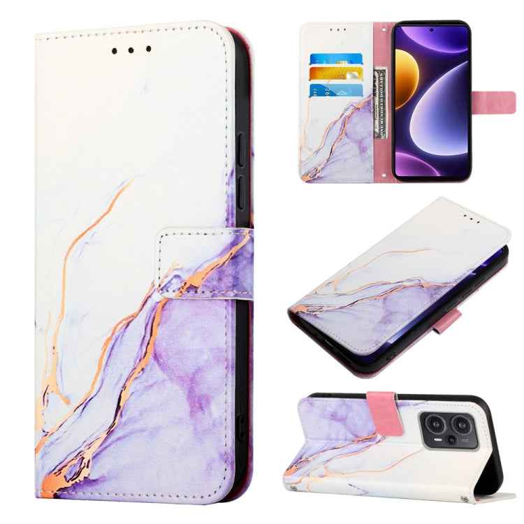 PT003 Marble Pattern Flip Leather Phone Case, For Xiaomi Redmi Note 12S 4G Global, For Xiaomi 13T, For Xiaomi Poco F5 5G/Redmi Note 12 Turbo, For Xiaomi Poco F5 Pro 5G/Redmi K60