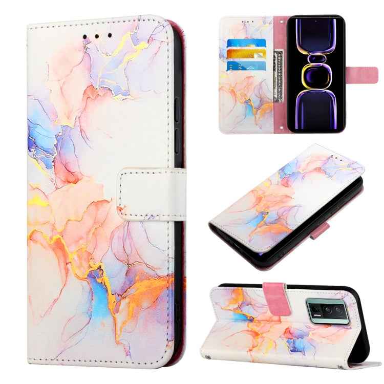 PT003 Marble Pattern Flip Leather Phone Case, For Xiaomi Redmi Note 12S 4G Global, For Xiaomi 13T, For Xiaomi Poco F5 5G/Redmi Note 12 Turbo, For Xiaomi Poco F5 Pro 5G/Redmi K60
