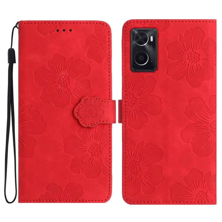 Flower Embossing Pattern Leather Phone Case, For OPPO A36 / A76 / A96, For OPPO A94 5G, For OPPO A74 / A54 / A93 5G, For OPPO A52 / A72 / A92, For OPPO A79 5G