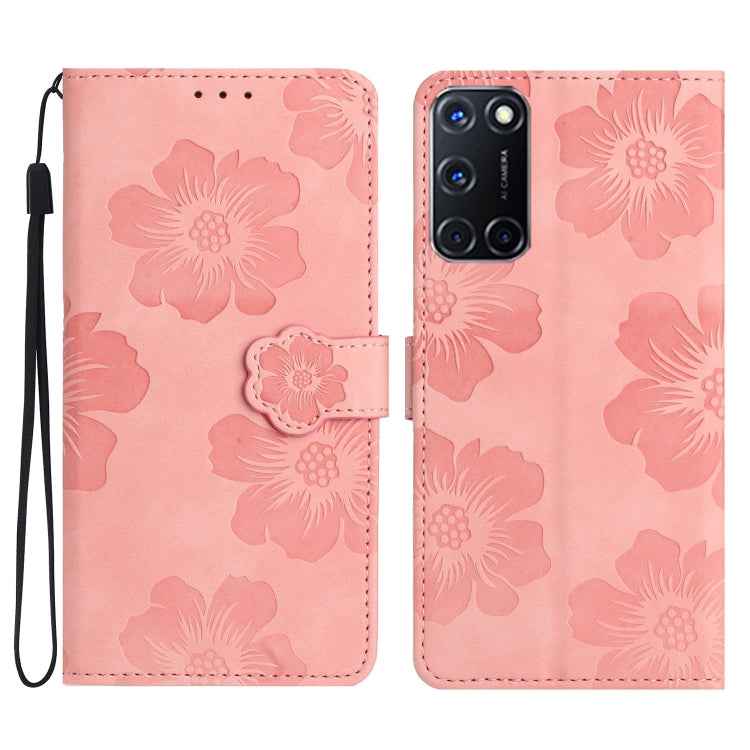 Flower Embossing Pattern Leather Phone Case, For OPPO A36 / A76 / A96, For OPPO A94 5G, For OPPO A74 / A54 / A93 5G, For OPPO A52 / A72 / A92, For OPPO A79 5G