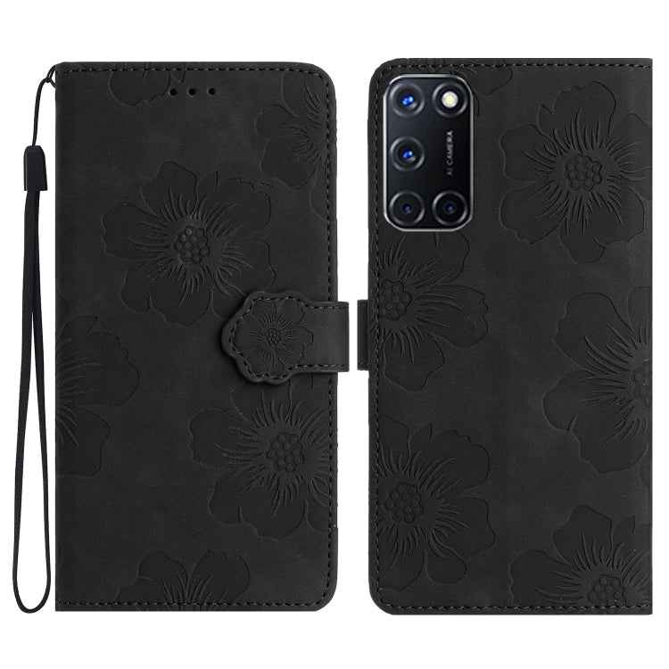 Flower Embossing Pattern Leather Phone Case, For OPPO A36 / A76 / A96, For OPPO A94 5G, For OPPO A74 / A54 / A93 5G, For OPPO A52 / A72 / A92, For OPPO A79 5G