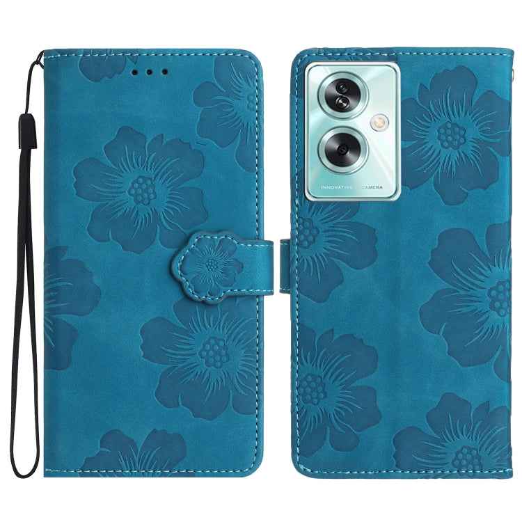 Flower Embossing Pattern Leather Phone Case, For OPPO A36 / A76 / A96, For OPPO A94 5G, For OPPO A74 / A54 / A93 5G, For OPPO A52 / A72 / A92, For OPPO A79 5G