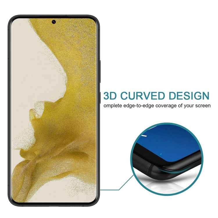3D Curved Edge Privacy Tempered Glass Film, without Fingerprint Unlocking, For Samsung Galaxy S22 5G, For Samsung Galaxy S22+ 5G, For Samsung Galaxy S22 Ultra 5G