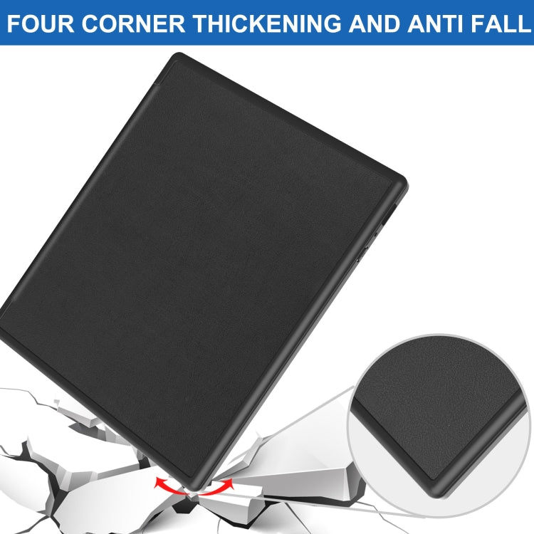 Solid Color Deformation TPU Leather Smart Tablet Case