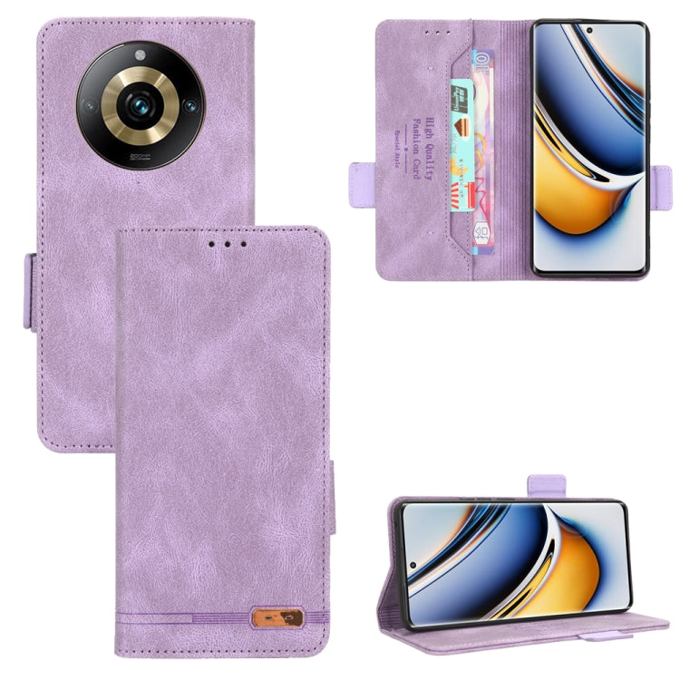 Magnetic Clasp Leather Phone Case, For Realme 11 5G, For Realme 11 5G / 11x, For Realme 11 Pro / 11 Pro+
