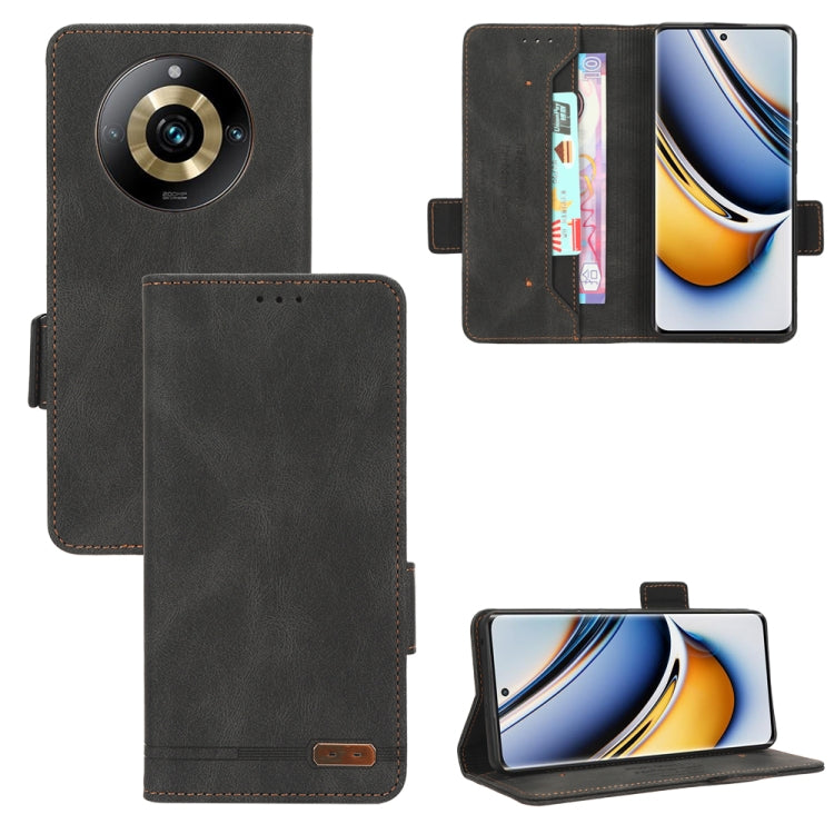 Magnetic Clasp Leather Phone Case, For Realme 11 5G, For Realme 11 5G / 11x, For Realme 11 Pro / 11 Pro+