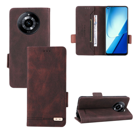 Magnetic Clasp Leather Phone Case, For Realme 11 5G, For Realme 11 5G / 11x, For Realme 11 Pro / 11 Pro+