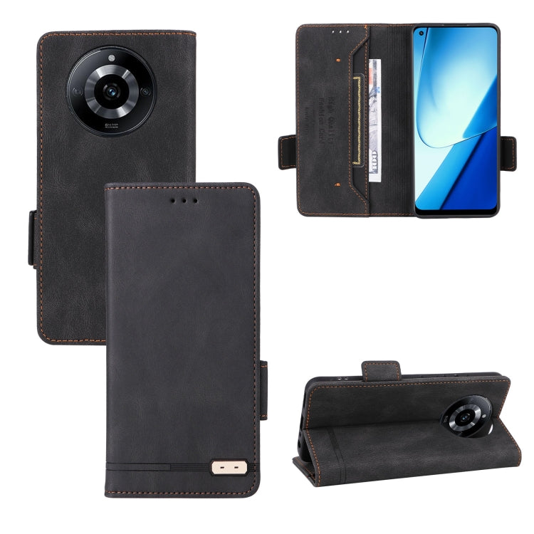 Magnetic Clasp Leather Phone Case, For Realme 11 5G, For Realme 11 5G / 11x, For Realme 11 Pro / 11 Pro+