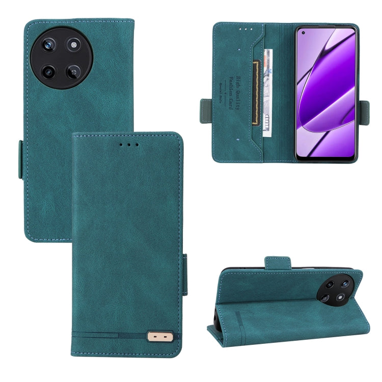Magnetic Clasp Leather Phone Case, For Realme 11 5G, For Realme 11 5G / 11x, For Realme 11 Pro / 11 Pro+