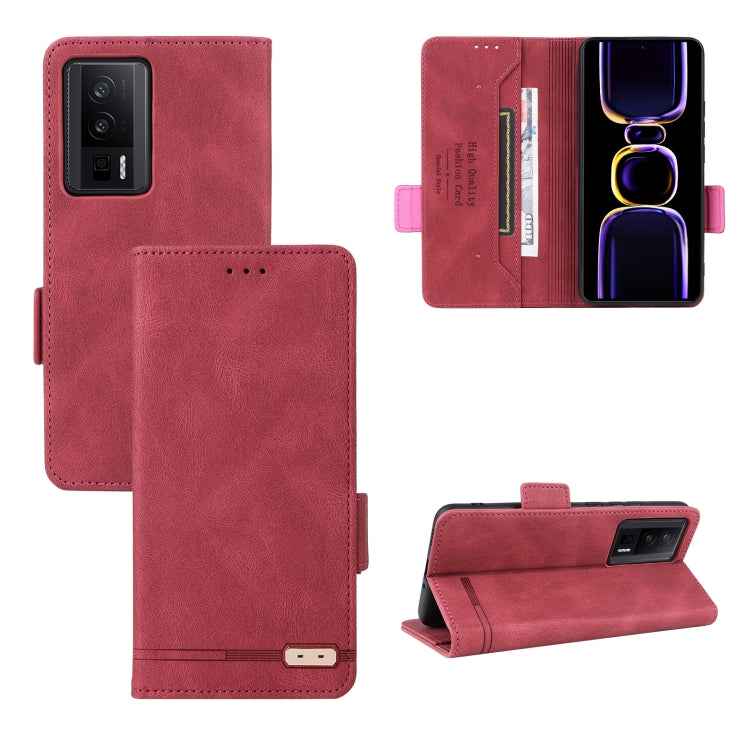 Magnetic Clasp Leather Phone Case, For Xiaomi Redmi Note 13 Pro 5G, For Xiaomi Redmi 12 4G Foreign / 5G, For Xiaomi Redmi 12 4G, For Xiaomi Poco F5 Pro / Redmi K60, For Xiaomi Redmi Note 12S 4G, For Xiaomi Redmi Note 12 4G