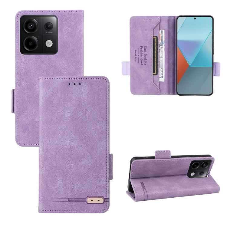Magnetic Clasp Leather Phone Case, For Xiaomi Redmi Note 13 Pro 5G, For Xiaomi Redmi 12 4G Foreign / 5G, For Xiaomi Redmi 12 4G, For Xiaomi Poco F5 Pro / Redmi K60, For Xiaomi Redmi Note 12S 4G, For Xiaomi Redmi Note 12 4G