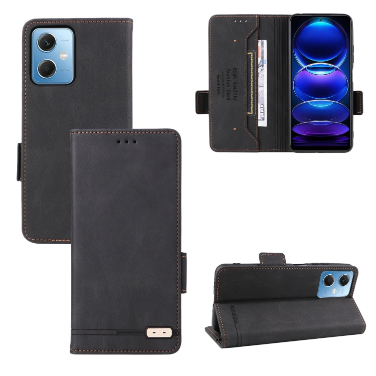 Magnetic Clasp Leather Phone Case, For Xiaomi Redmi Note 13 Pro 5G, For Xiaomi Redmi 12 4G Foreign / 5G, For Xiaomi Redmi 12 4G, For Xiaomi Poco F5 Pro / Redmi K60, For Xiaomi Redmi Note 12S 4G, For Xiaomi Redmi Note 12 4G