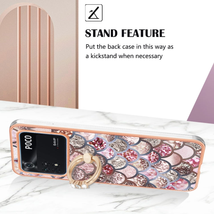 Electroplating IMD TPU Phone Case with Ring