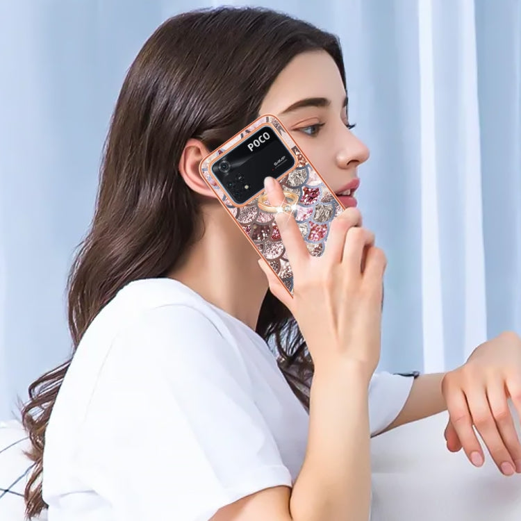 Electroplating IMD TPU Phone Case with Ring