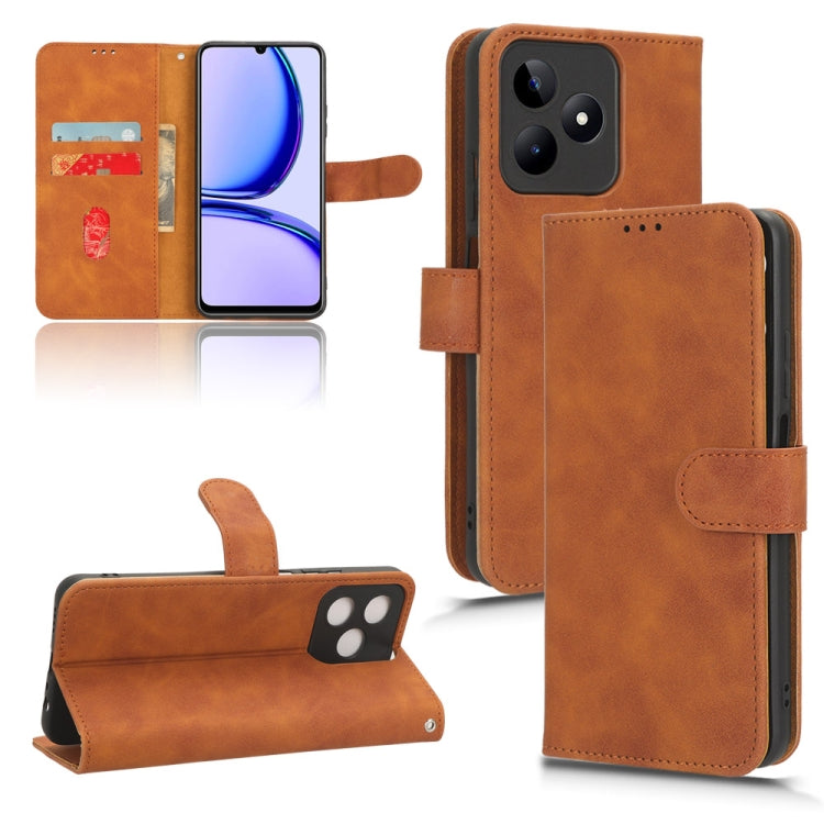 Skin Feel Magnetic Flip Leather Phone Case, For Realme C67 4G, For Realme 11 5G / 11X 5G, For Realme C53 4G, For Realme 11, For Realme 11 Pro / 11 Pro+, For Realme C65 4G