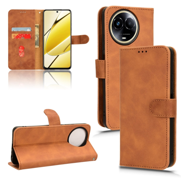 Skin Feel Magnetic Flip Leather Phone Case, For Realme C67 4G, For Realme 11 5G / 11X 5G, For Realme C53 4G, For Realme 11, For Realme 11 Pro / 11 Pro+, For Realme C65 4G