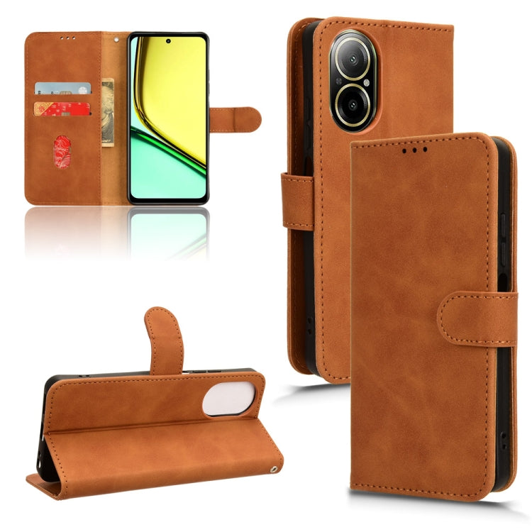 Skin Feel Magnetic Flip Leather Phone Case, For Realme C67 4G, For Realme 11 5G / 11X 5G, For Realme C53 4G, For Realme 11, For Realme 11 Pro / 11 Pro+, For Realme C65 4G
