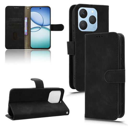 Skin Feel Magnetic Flip Leather Phone Case, For Realme 15T 5G, For Realme 15 5G Global, For Realme 15 SEA, For Realme C71 4G, For Realme 14 5G, For Realme P3 5G, For Realme P3 Pro 5G, For Realme 14 Pro 5G, For Realme C75 4G