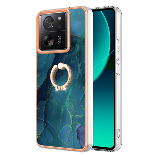 Electroplating Marble Dual-side IMD Phone Case with Ring, For Xiaomi 13T / 13T Pro, For Xiaomi Poco F5 5G / Redmi Note 12 Turbo, For Xiaomi Poco F5 Pro 5G / Redmi K60, For Xiaomi Redmi Note 12S 4G, For Xiaomi Redmi Note 12 4G Global��������������������...