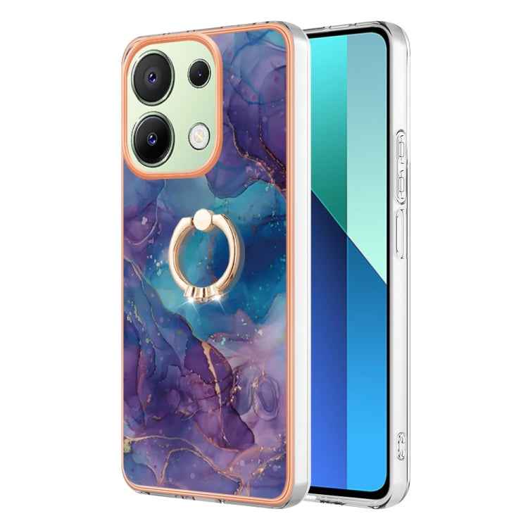 Electroplating Marble Dual-side IMD Phone Case with Ring, For Xiaomi Redmi Note 13 Pro 4G/Poco M6 Pro 4G, For Xiaomi Redmi A3, For Xiaomi Redmi Note 13 4G Global, For Xiaomi Poco X6 Pro / Redmi K70E, For Xiaomi Redmi Note 13 5G Global������������������...