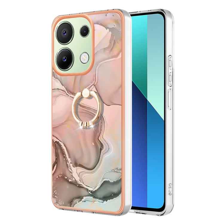 Electroplating Marble Dual-side IMD Phone Case with Ring, For Xiaomi Redmi Note 13 Pro 4G/Poco M6 Pro 4G, For Xiaomi Redmi A3, For Xiaomi Redmi Note 13 4G Global, For Xiaomi Poco X6 Pro / Redmi K70E, For Xiaomi Redmi Note 13 5G Global������������������...