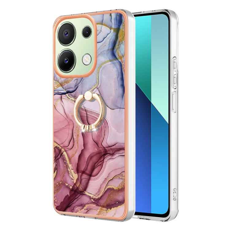 Electroplating Marble Dual-side IMD Phone Case with Ring, For Xiaomi Redmi Note 13 Pro 4G/Poco M6 Pro 4G, For Xiaomi Redmi A3, For Xiaomi Redmi Note 13 4G Global, For Xiaomi Poco X6 Pro / Redmi K70E, For Xiaomi Redmi Note 13 5G Global������������������...