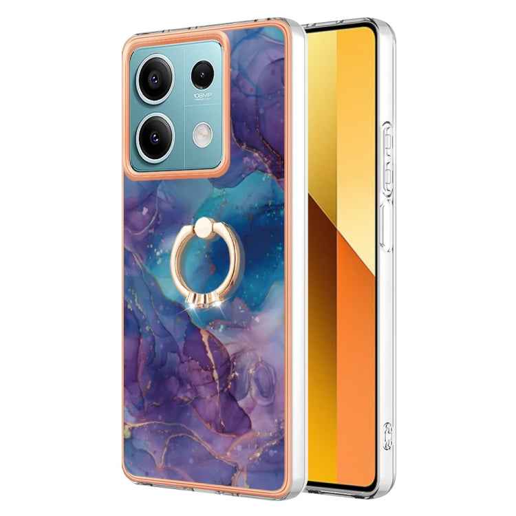 Electroplating Marble Dual-side IMD Phone Case with Ring, For Xiaomi Redmi Note 13 Pro 4G/Poco M6 Pro 4G, For Xiaomi Redmi A3, For Xiaomi Redmi Note 13 4G Global, For Xiaomi Poco X6 Pro / Redmi K70E, For Xiaomi Redmi Note 13 5G Global������������������...