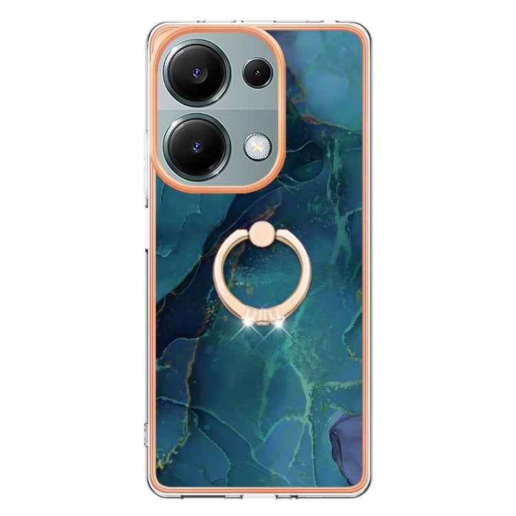 Electroplating Marble Dual-side IMD Phone Case with Ring, For Xiaomi Redmi Note 13 Pro 4G/Poco M6 Pro 4G, For Xiaomi Redmi A3, For Xiaomi Redmi Note 13 4G Global, For Xiaomi Poco X6 Pro / Redmi K70E, For Xiaomi Redmi Note 13 5G Global������������������...