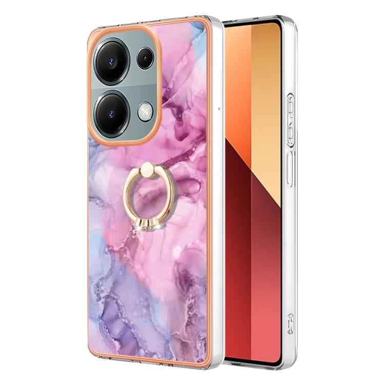 Electroplating Marble Dual-side IMD Phone Case with Ring, For Xiaomi Redmi Note 13 Pro 4G/Poco M6 Pro 4G, For Xiaomi Redmi A3, For Xiaomi Redmi Note 13 4G Global, For Xiaomi Poco X6 Pro / Redmi K70E, For Xiaomi Redmi Note 13 5G Global������������������...