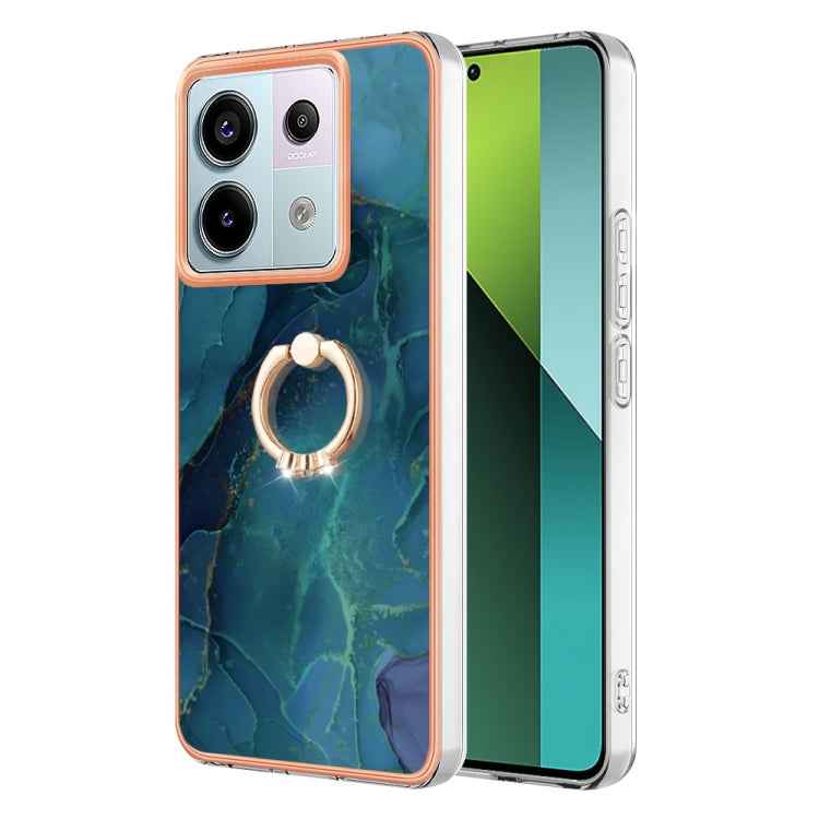 Electroplating Marble Dual-side IMD Phone Case with Ring, For Xiaomi Redmi Note 13 Pro 4G/Poco M6 Pro 4G, For Xiaomi Redmi A3, For Xiaomi Redmi Note 13 4G Global, For Xiaomi Poco X6 Pro / Redmi K70E, For Xiaomi Redmi Note 13 5G Global������������������...