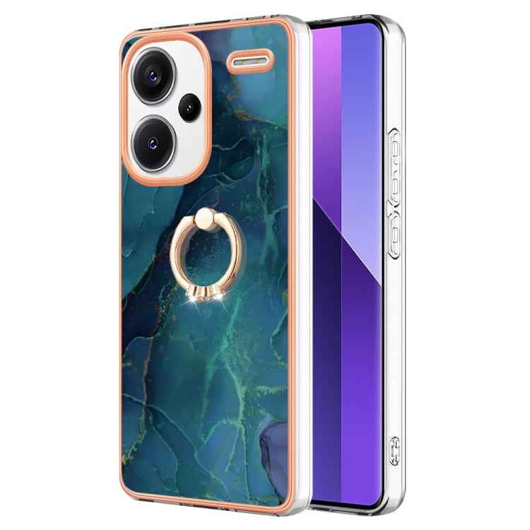 Electroplating Marble Dual-side IMD Phone Case with Ring, For Xiaomi Redmi Note 13 Pro 4G/Poco M6 Pro 4G, For Xiaomi Redmi A3, For Xiaomi Redmi Note 13 4G Global, For Xiaomi Poco X6 Pro / Redmi K70E, For Xiaomi Redmi Note 13 5G Global������������������...