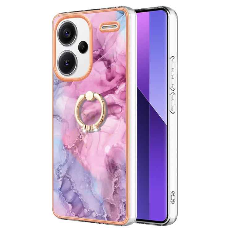 Electroplating Marble Dual-side IMD Phone Case with Ring, For Xiaomi Redmi Note 13 Pro 4G/Poco M6 Pro 4G, For Xiaomi Redmi A3, For Xiaomi Redmi Note 13 4G Global, For Xiaomi Poco X6 Pro / Redmi K70E, For Xiaomi Redmi Note 13 5G Global������������������...
