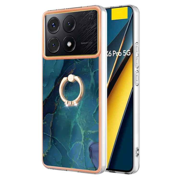 Electroplating Marble Dual-side IMD Phone Case with Ring, For Xiaomi Redmi Note 13 Pro 4G/Poco M6 Pro 4G, For Xiaomi Redmi A3, For Xiaomi Redmi Note 13 4G Global, For Xiaomi Poco X6 Pro / Redmi K70E, For Xiaomi Redmi Note 13 5G Global������������������...