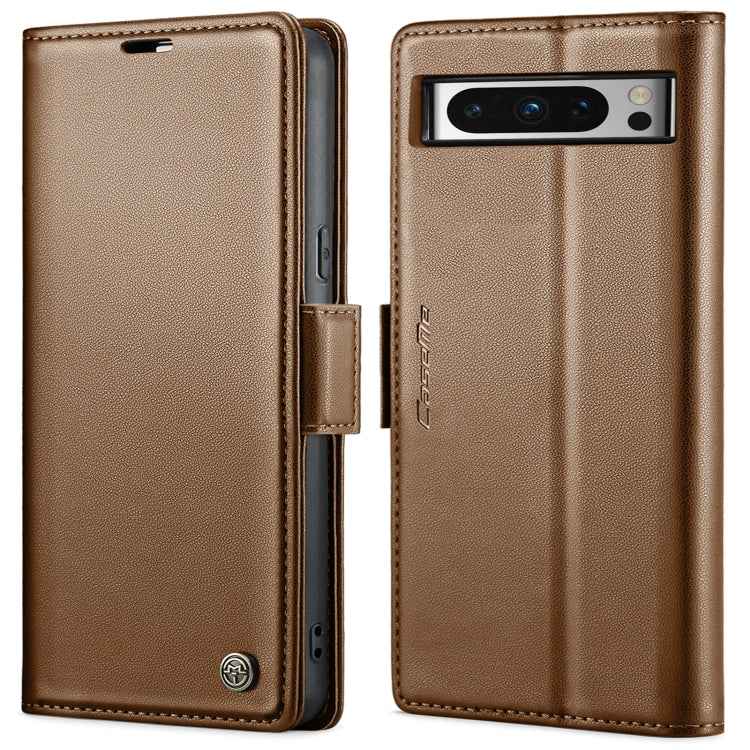 CaseMe 023 Butterfly Buckle Litchi Texture RFID Anti-theft Leather Phone Case, For Google Pixel 10 Pro XL / 9 Pro XL, For Google Pixel 10 / 10 Pro / 9, For Google Pixel 8a, For Google Pixel 8 Pro, For Google Pixel 8, For Google Pixel 7a