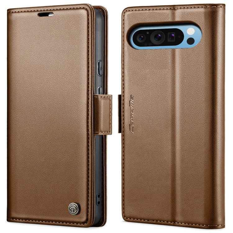 CaseMe 023 Butterfly Buckle Litchi Texture RFID Anti-theft Leather Phone Case, For Google Pixel 10 Pro XL / 9 Pro XL, For Google Pixel 10 / 10 Pro / 9, For Google Pixel 8a, For Google Pixel 8 Pro, For Google Pixel 8, For Google Pixel 7a