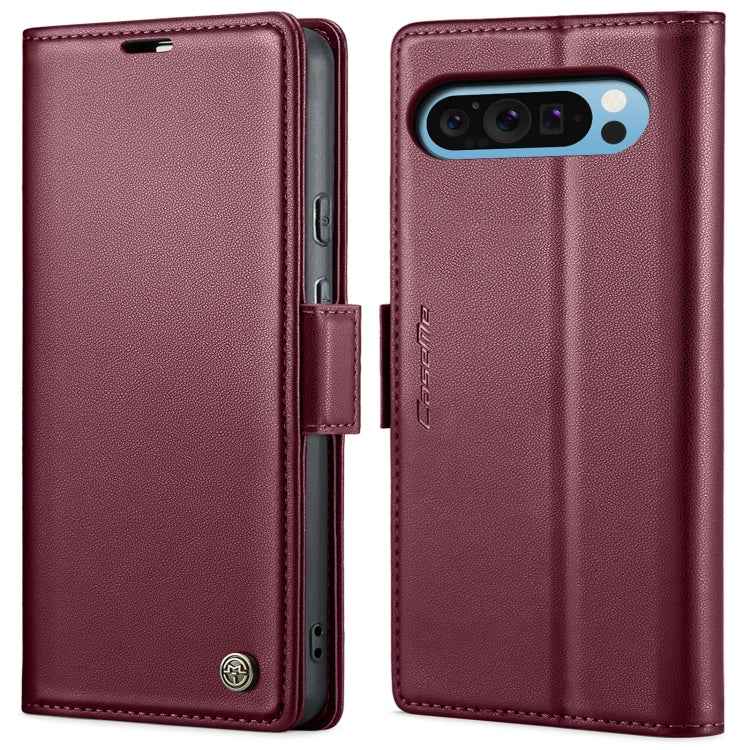 CaseMe 023 Butterfly Buckle Litchi Texture RFID Anti-theft Leather Phone Case, For Google Pixel 10 Pro XL / 9 Pro XL, For Google Pixel 10 / 10 Pro / 9, For Google Pixel 8a, For Google Pixel 8 Pro, For Google Pixel 8, For Google Pixel 7a