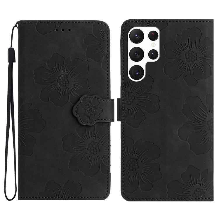 Flower Embossing Pattern Leather Phone Case, For Samsung Galaxy S23 5G, For Samsung Galaxy S23 Ultra 5G, For Samsung Galaxy S22 5G, For Samsung Galaxy S22+ 5G, For Samsung Galaxy S22 Ultra 5G, For Samsung Galaxy S21 5G, For Samsung Galaxy S21+ 5G������...