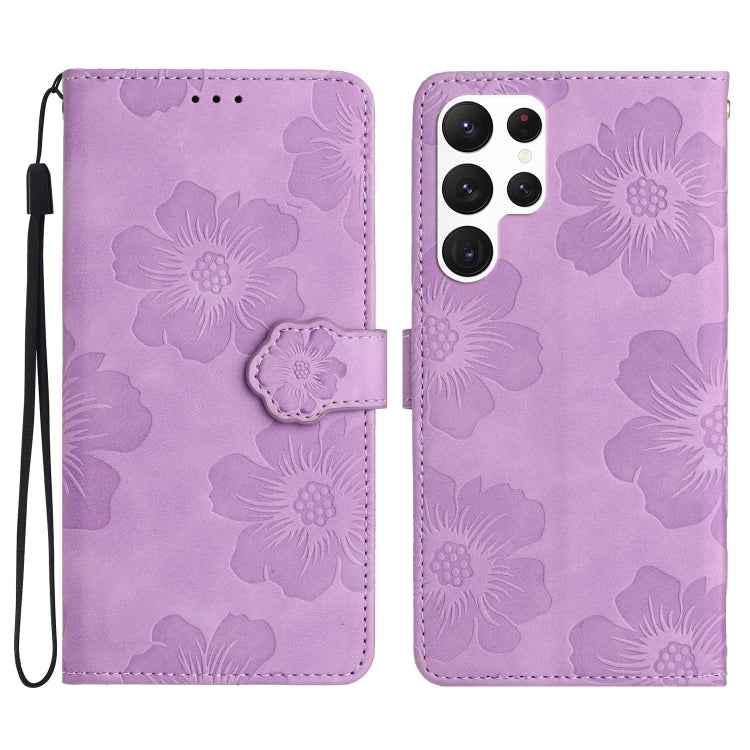 Flower Embossing Pattern Leather Phone Case, For Samsung Galaxy S23 5G, For Samsung Galaxy S23 Ultra 5G, For Samsung Galaxy S22 5G, For Samsung Galaxy S22+ 5G, For Samsung Galaxy S22 Ultra 5G, For Samsung Galaxy S21 5G, For Samsung Galaxy S21+ 5G������...